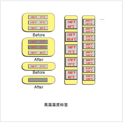 高温温度标签