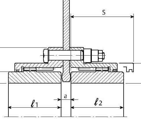 EMERSON KOP-FLEX JAURE MTFD带制动盘和轴向限位齿形联轴器