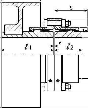 EMERSON KOP-FLEX JAURE MTFE中间带单侧制动轮齿形联轴器